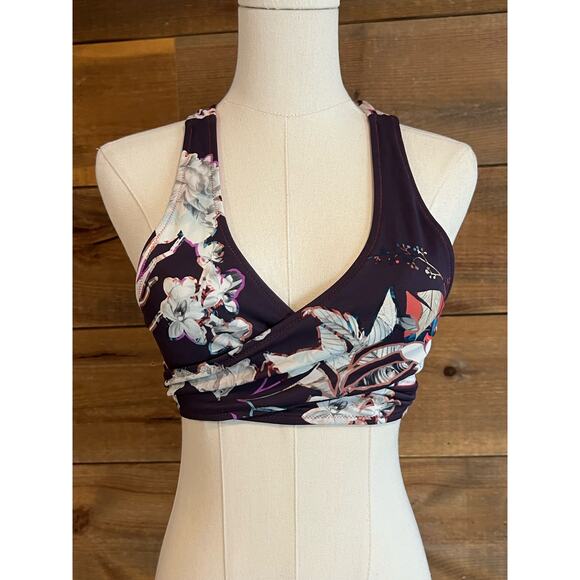 Athleta Bikini Wrap Reversible Bikini Top And Red High Waited Bottoms‎ Size XS - Picture 3 of 8